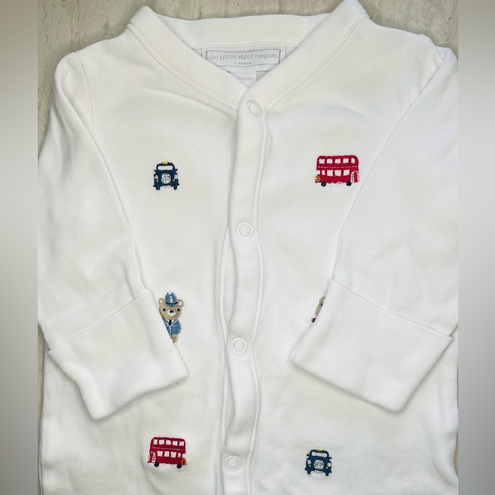 “The little white company” onesie 0-3 M